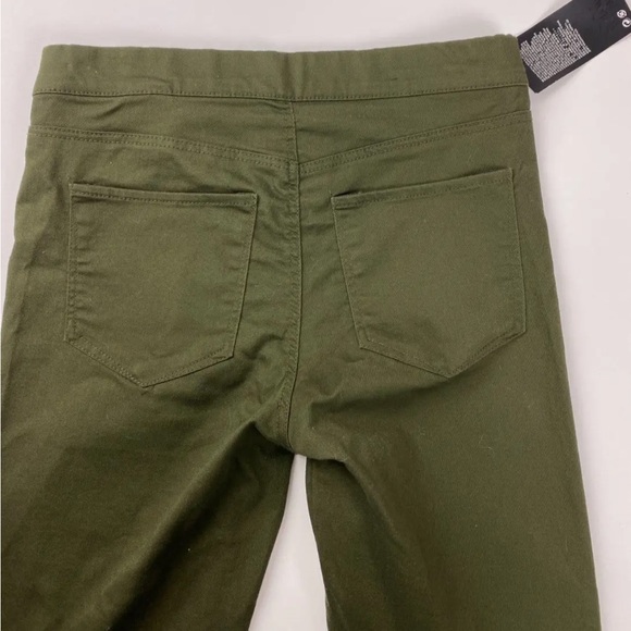 H&M Super Stretch Dark Green Straight Ankle Pants NWT Size 6 - Picture 7 of 8